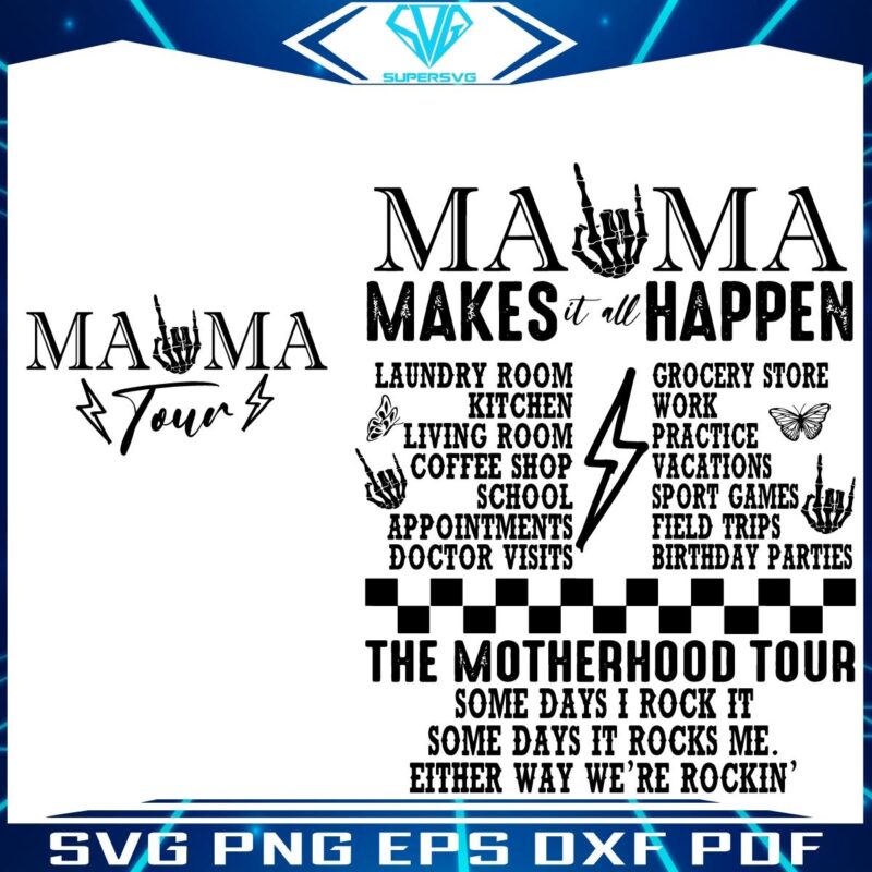 Mama Magic Motherhood Tour SVG Delight