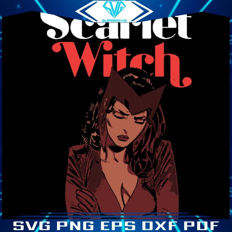 Marvels Scarlet Witch SVG Wanda Maximoff Unleashed