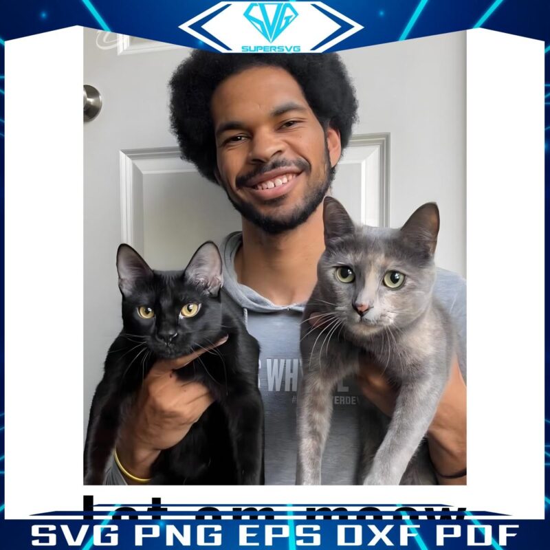 Meow Magic Jarrett Allens Cat as a Cavs Star PNG