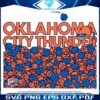 OKC Thunder Hoops Craze SVG