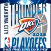 Oklahoma City Thunder NBA 2025 Playoffs SVG Magic