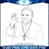 Pope Francis Quote Romans 148 in Vibrant PNG Style