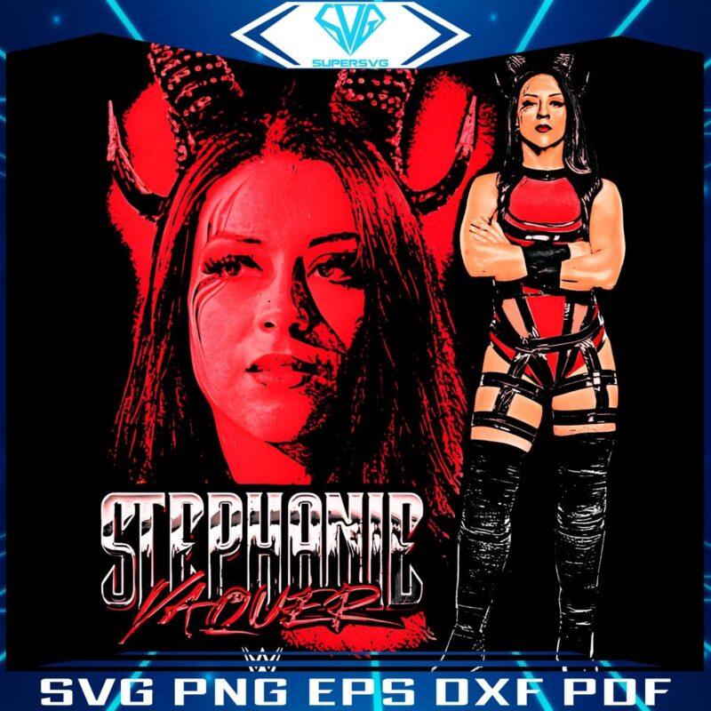 Retro Stephanie Vaquer WWE PNG Design
