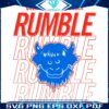 Rumble Mascot SVG Oklahoma Citys Thunder Icon