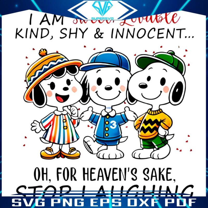 Snoopy Sweet Lovable Innocent Get Your PNG or SVG