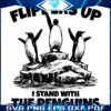 Stand Tall with Penguins Flippers Up SVG