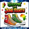 Step into Juneteenth Black Pride Sneakers SVGPNG