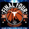 Texas Longhorns 2025 Womens Final Four Basketball SVG