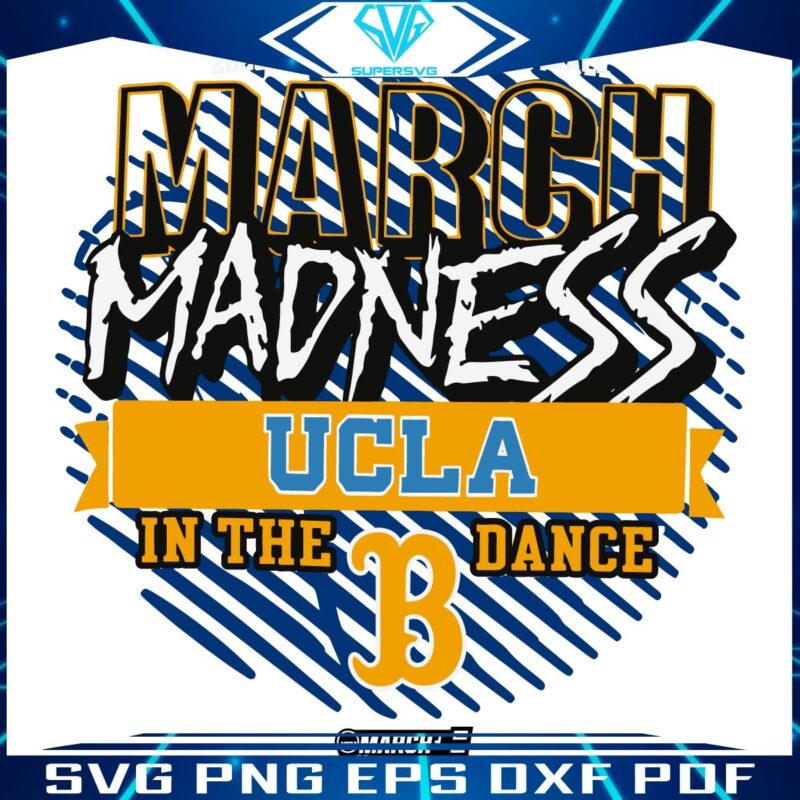 UCLA 2025 Womens Basketball Madness SVG