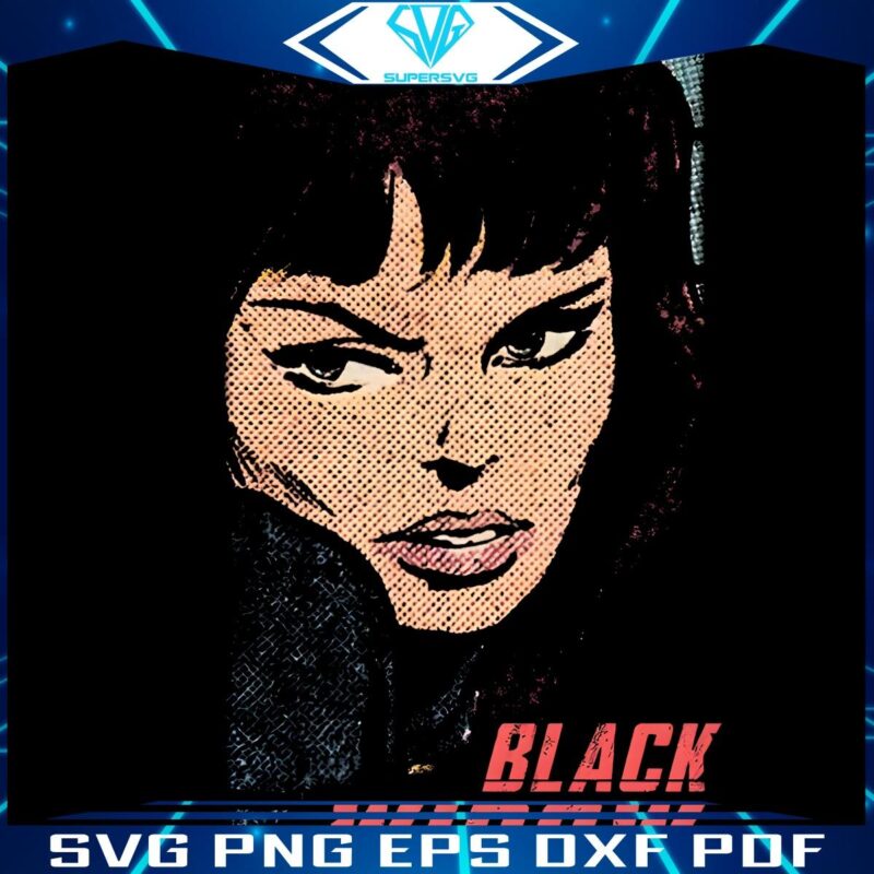 Vintage Black Widow Natasha Romanoff PNG Delight