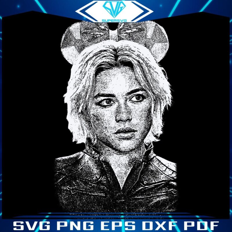 Vintage Marvel Thunderbolts Yelena Belova Mickey Ears SVGPNG