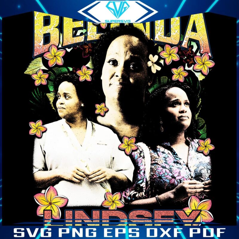 Vintage White Lotus Belinda Lindsey in PNG Style