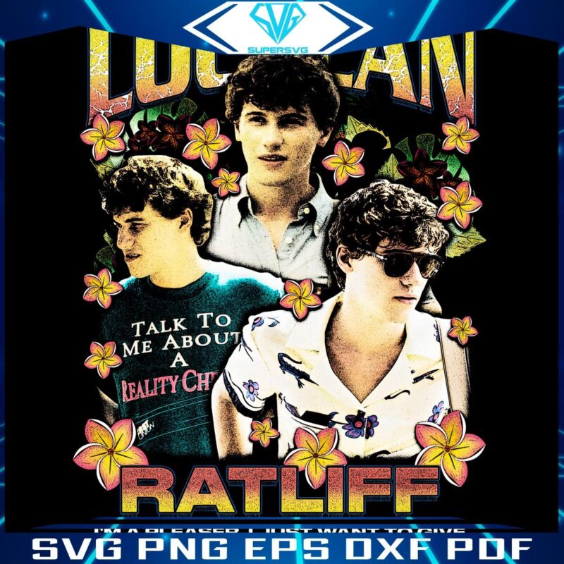 Vintage White Lotus Lochlan Ratliff PNG Design